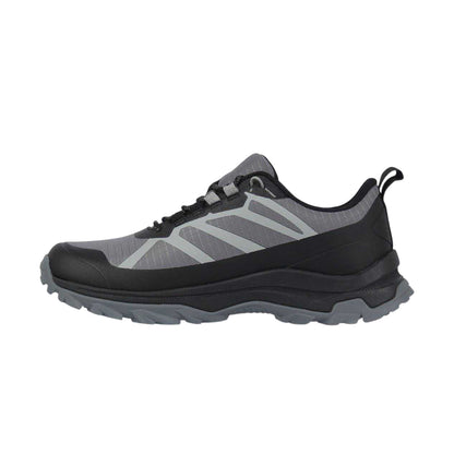 Black-Grey - Side - Karrimor Mens Waterproof Low Cut Flat Shoes
