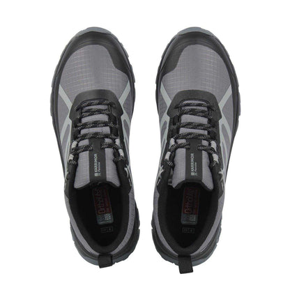 Black-Grey - Pack Shot - Karrimor Mens Waterproof Low Cut Flat Shoes