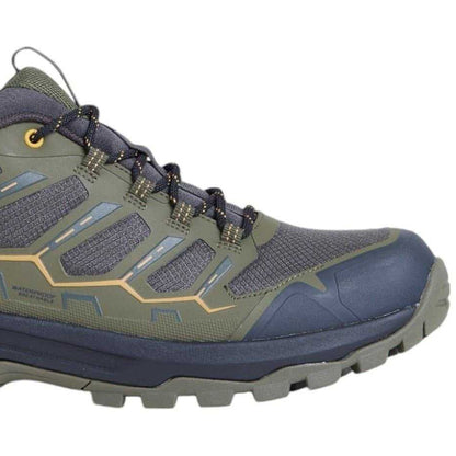 Green - Side - Karrimor Mens Hurricane Waterproof Hiking Shoes
