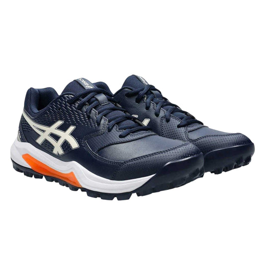 Midnight-Cream - Front - Asics Mens Lethal Field Low Shoes