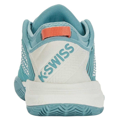 Blue-White-Sand - Back - K-Swiss Womens-Ladies Hypercourt Supreme Tennis Shoes