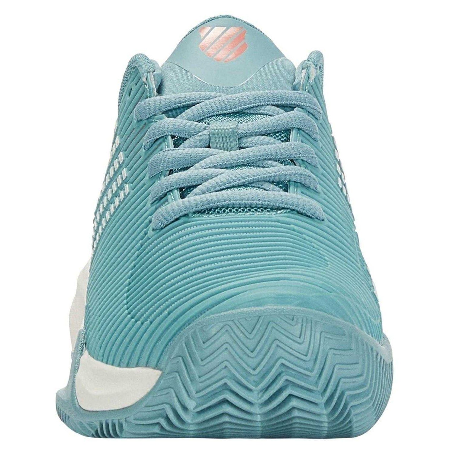 Blue-White-Sand - Pack Shot - K-Swiss Womens-Ladies Hypercourt Supreme Tennis Shoes
