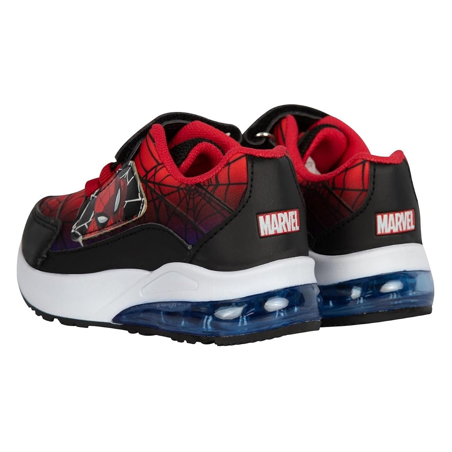 Blue - Back - Spider-Man Baby Boys Spider-Man Trainers