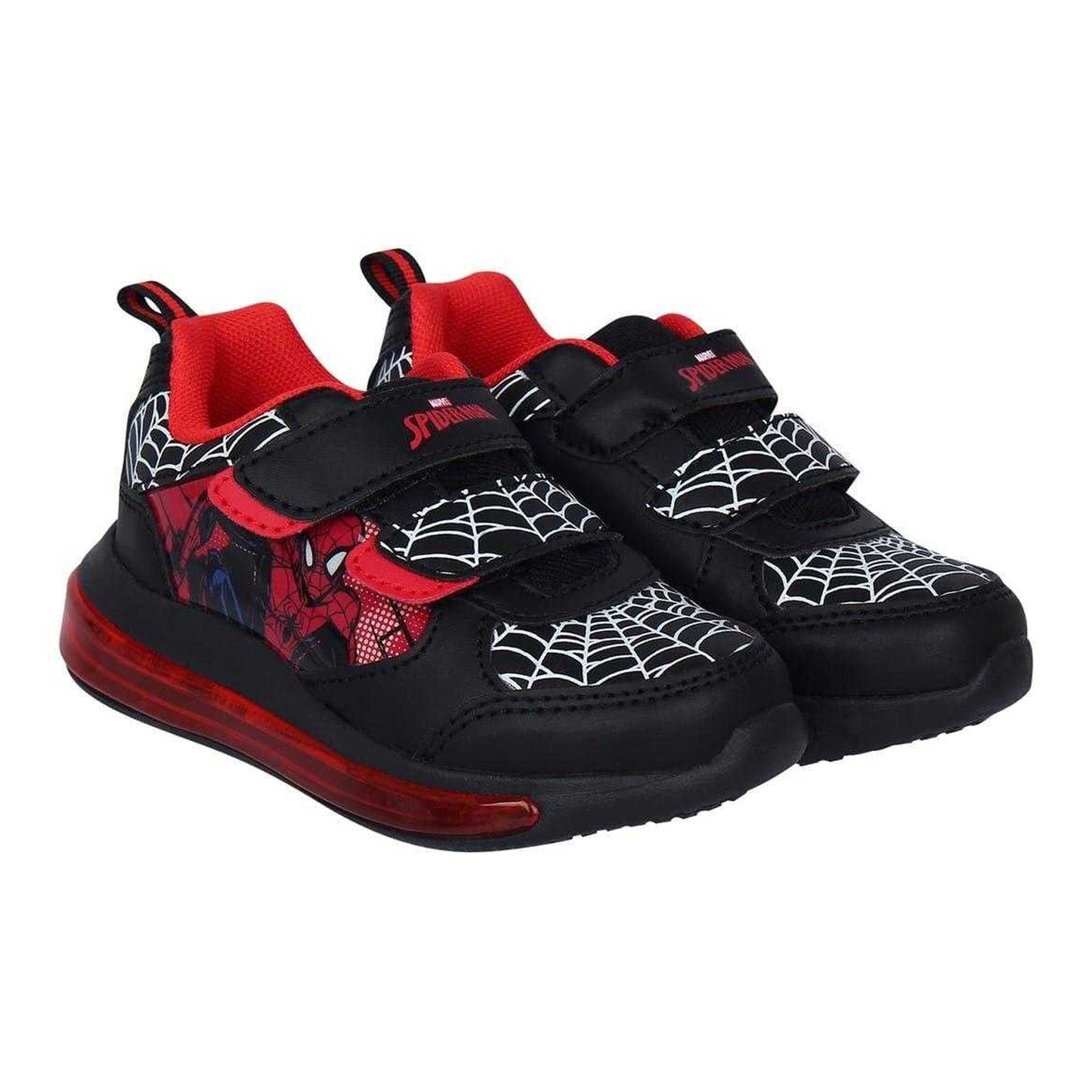 Blue-Red - Front - Spider-Man Baby Boys Spider-Man Trainers