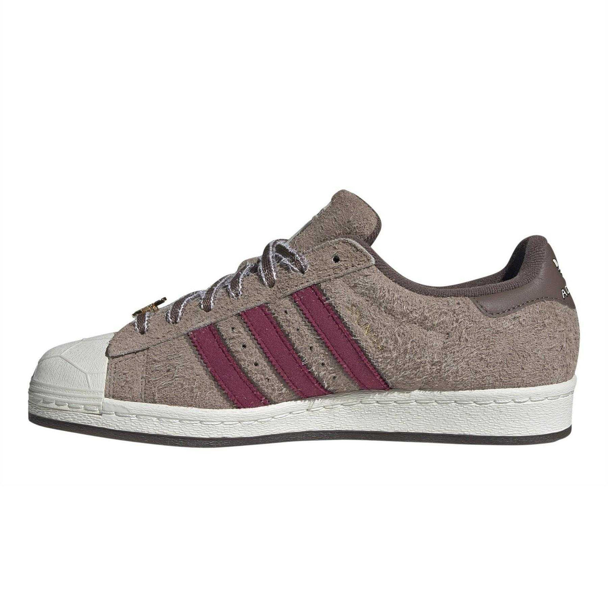 Blue - Side - Adidas Mens Suede Trainers