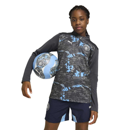 Cool Grey - Side - Puma Childrens-Kids 2024-2025 Manchester City FC Track Top