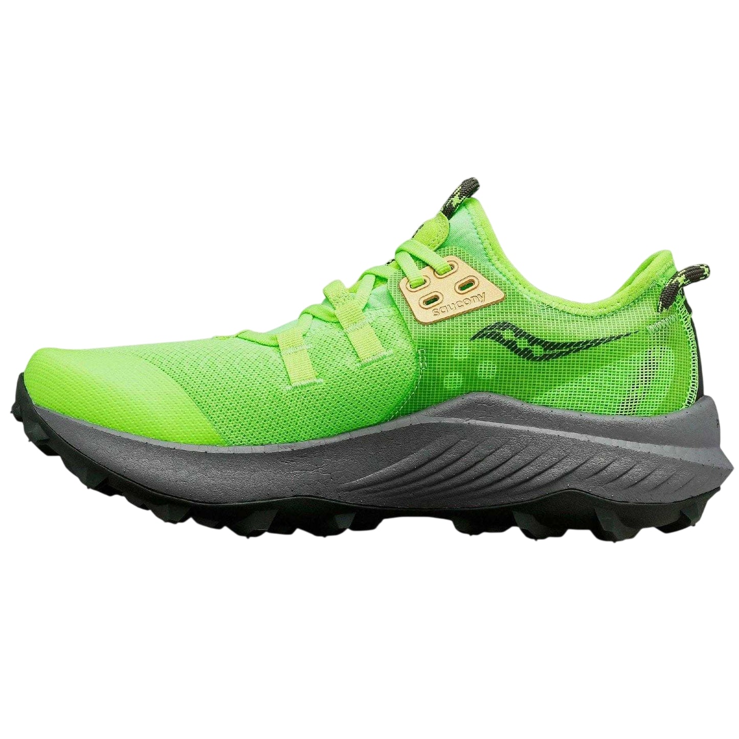 Lime - Back - Saucony Mens Endorphin Running Trainers
