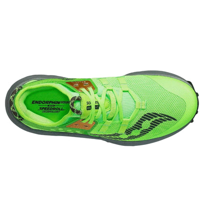 Lime - Side - Saucony Mens Endorphin Running Trainers