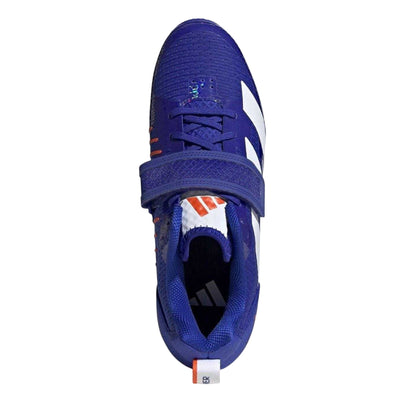 Blue-White-Orange - Lifestyle - Adidas Childrens-Kids Adipower Weight Lifting Shoes