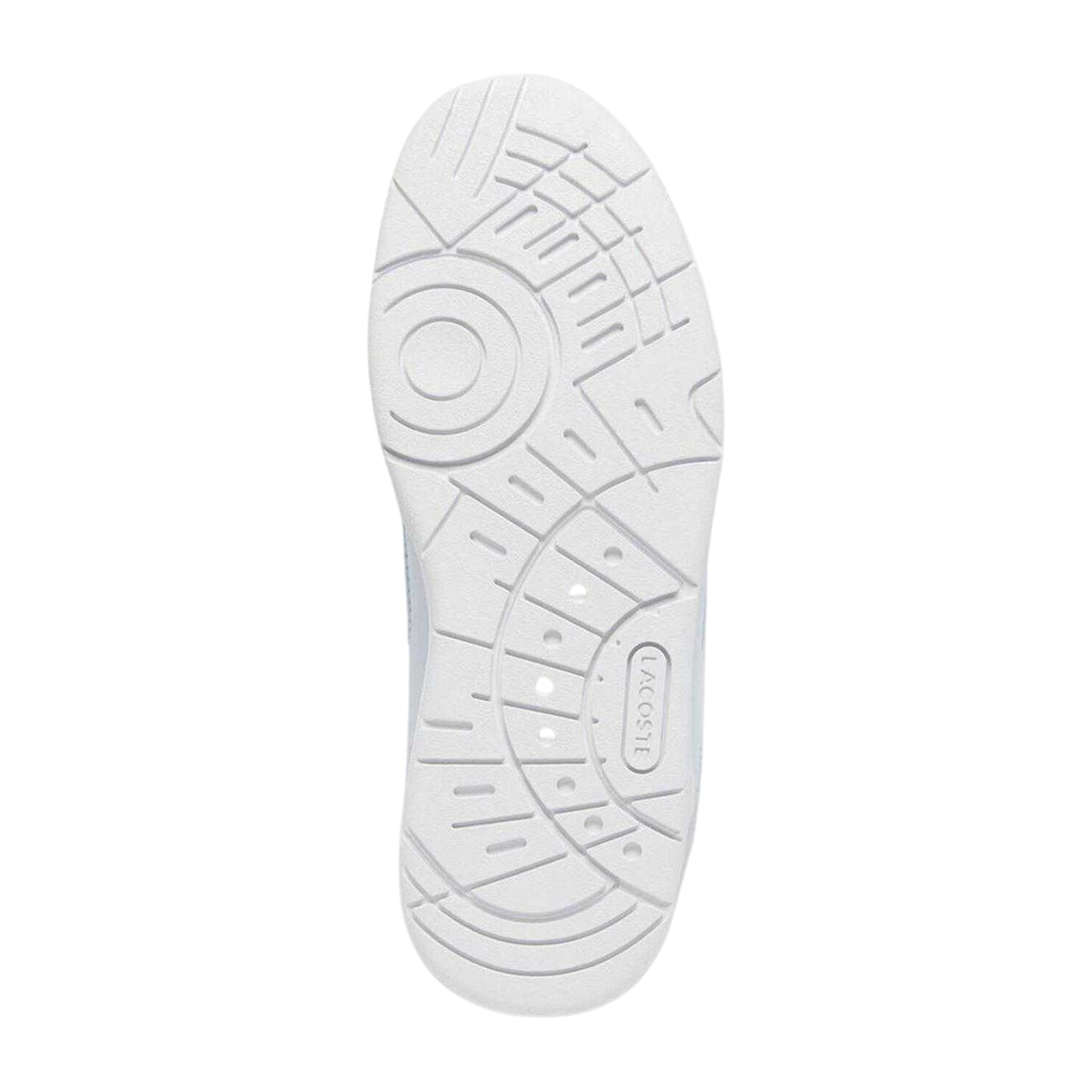 Blue-White - Lifestyle - Lacoste Womens-Ladies Court Cage Leather Trainers