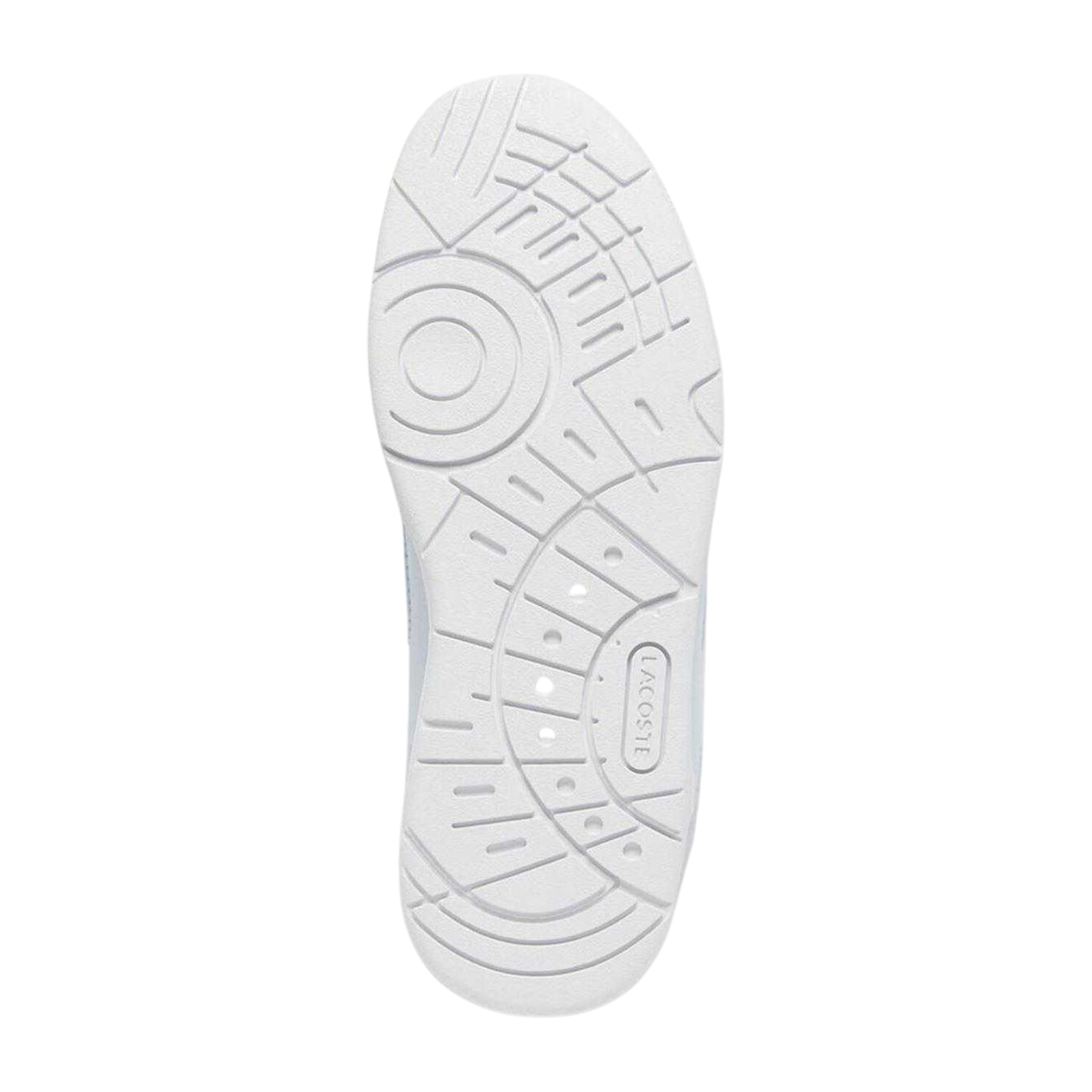 Blue-White - Lifestyle - Lacoste Womens-Ladies Court Cage Leather Trainers