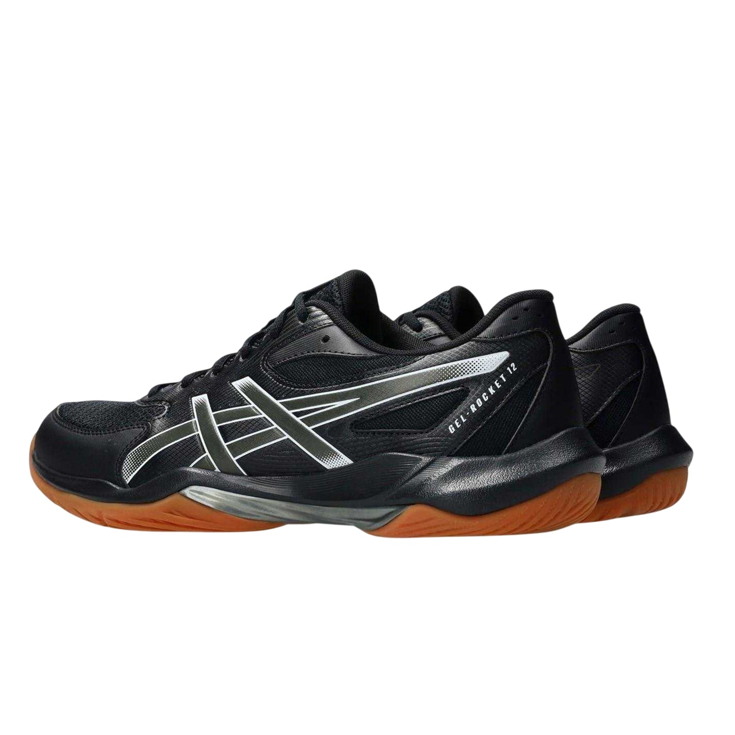 Black-Gunsmoke Black - Back - Asics Mens Handball Indoor Court Trainers
