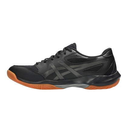 Black-Gunsmoke Black - Side - Asics Mens Handball Indoor Court Trainers