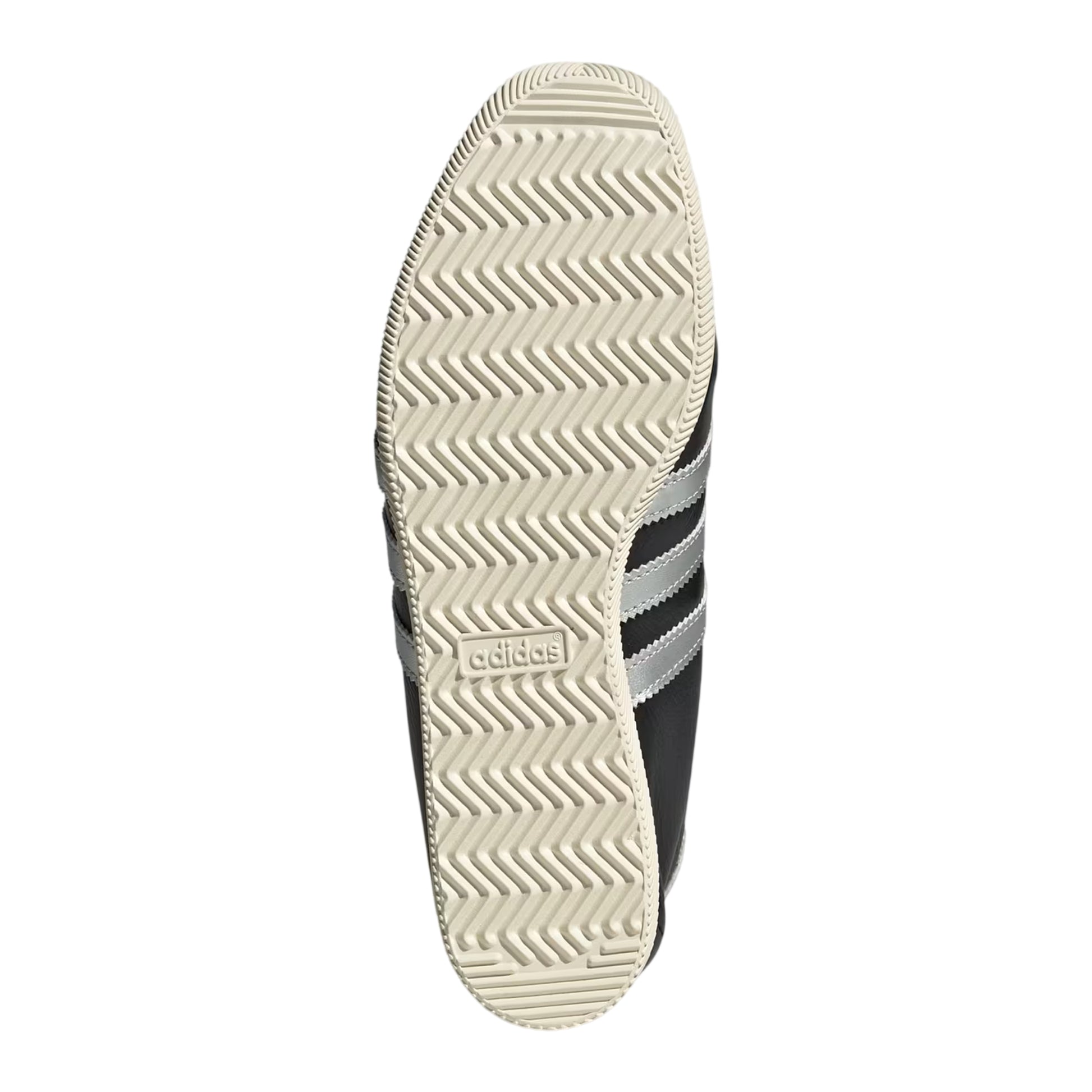 Black-Silver - Lifestyle - Adidas Womens-Ladies Paris 3 Stripes Leather Trainers