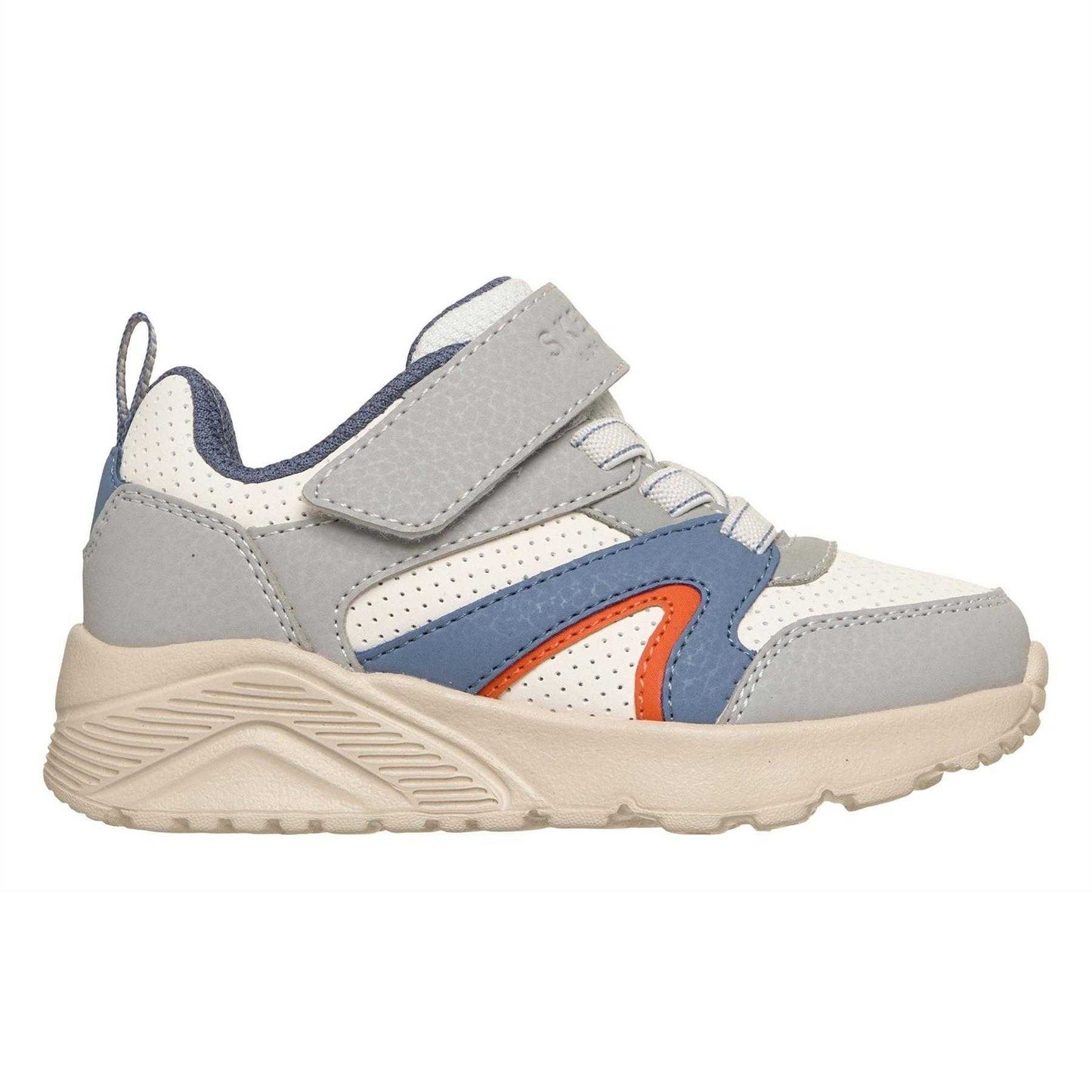 Grey - Side - Skechers Childrens-Kids Uno Lite Trainers