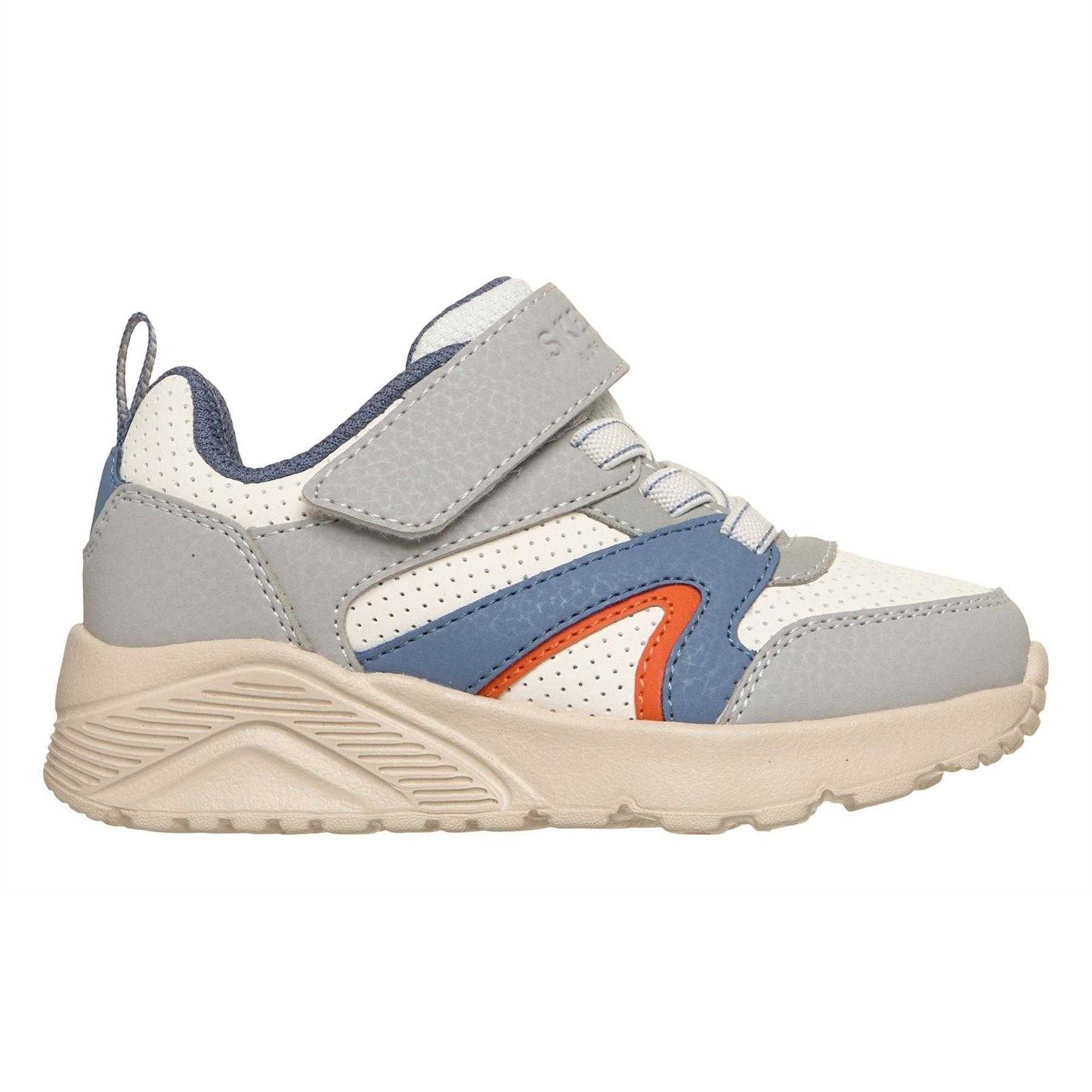 Grey - Side - Skechers Childrens-Kids Uno Lite Trainers