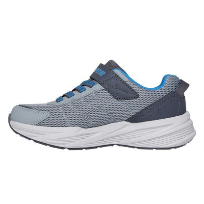 Grey-Blue - Back - Skechers Boys Microspec Tread Trainers