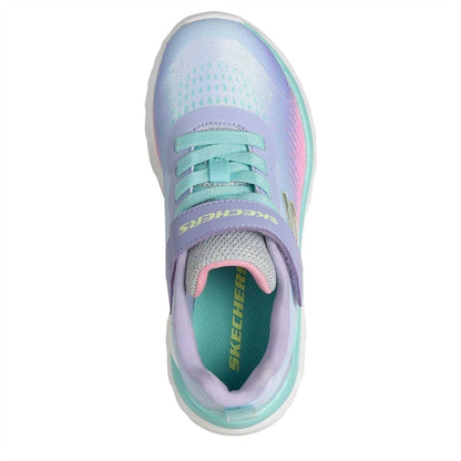 Lavender-Multicoloured - Lifestyle - Skechers Girls Boundless Ombre Mesh Trainers