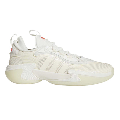 White-Red - Lifestyle - Adidas Womens-Ladies Exhibit Select 2.0 Synthetic Basketball Shoes