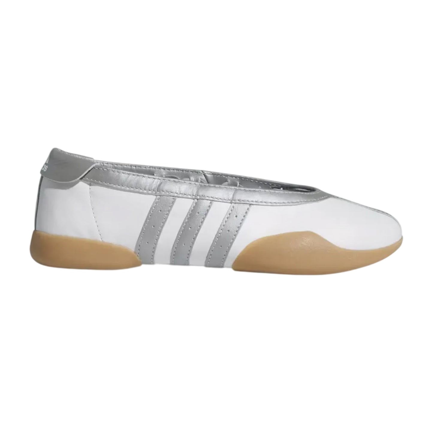 White-Silver - Side - Adidas Womens-Ladies Taekwondo Flat Trainers