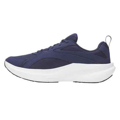 Navy-White - Back - Under Armour Mens Assert 11 Trainers