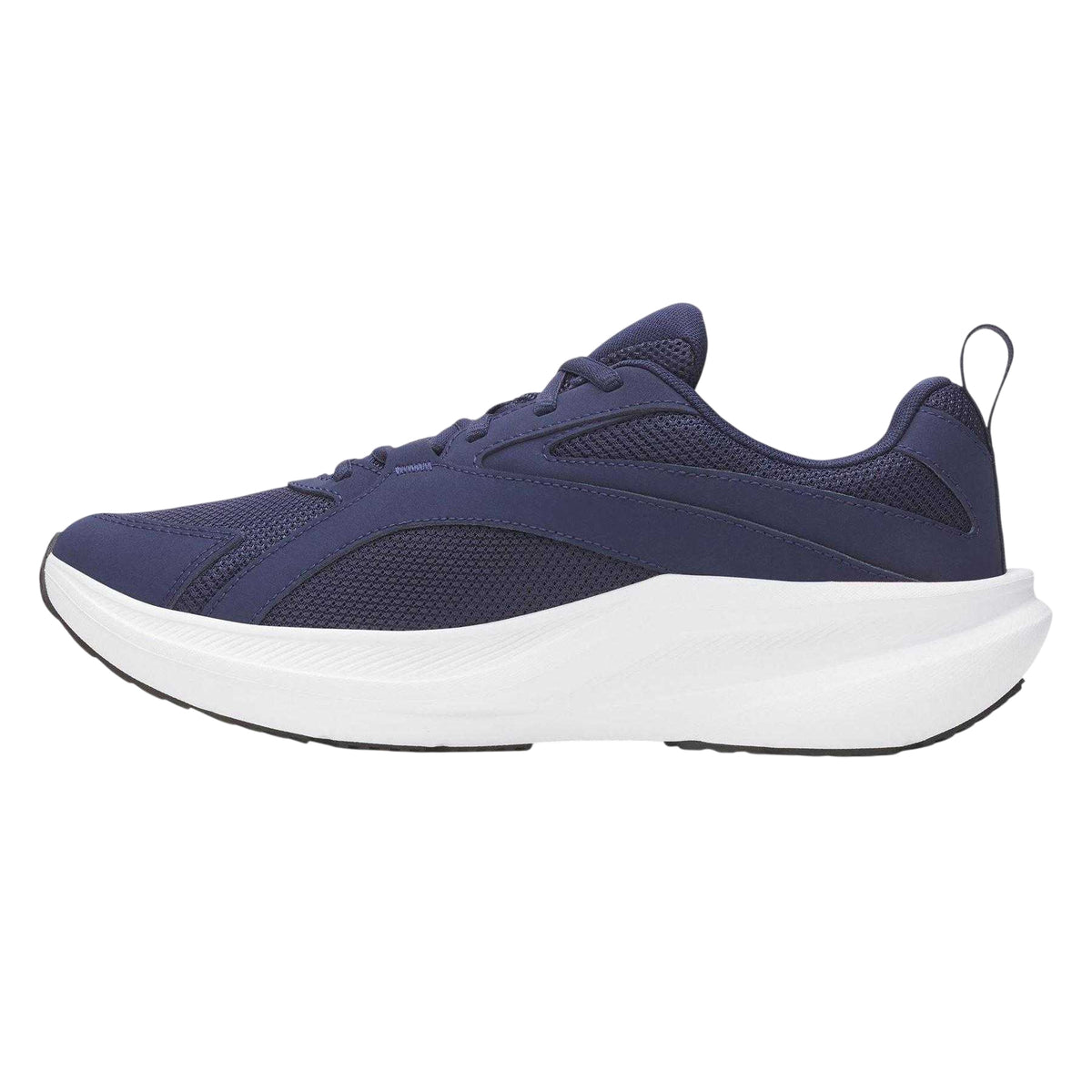 Navy-White - Back - Under Armour Mens Assert 11 Trainers