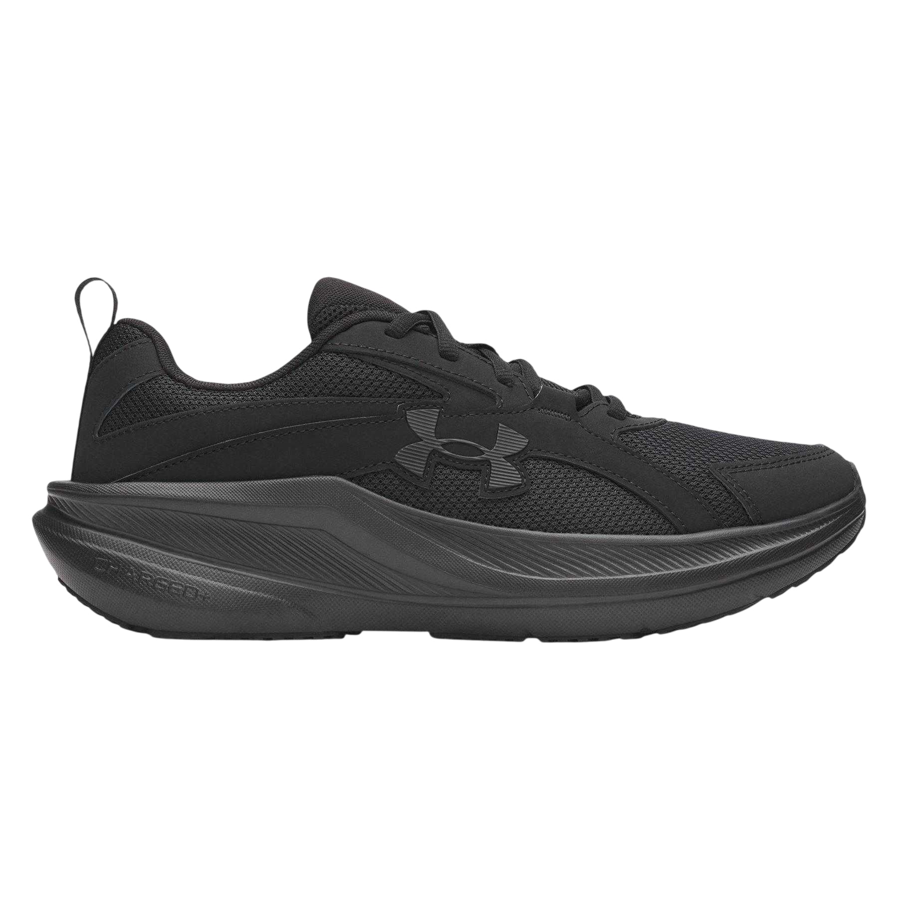 Triple Black - Front - Under Armour Mens Assert 11 Trainers