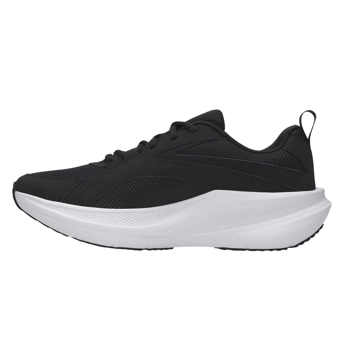 Black-White - Back - Under Armour Mens Assert 11 Trainers