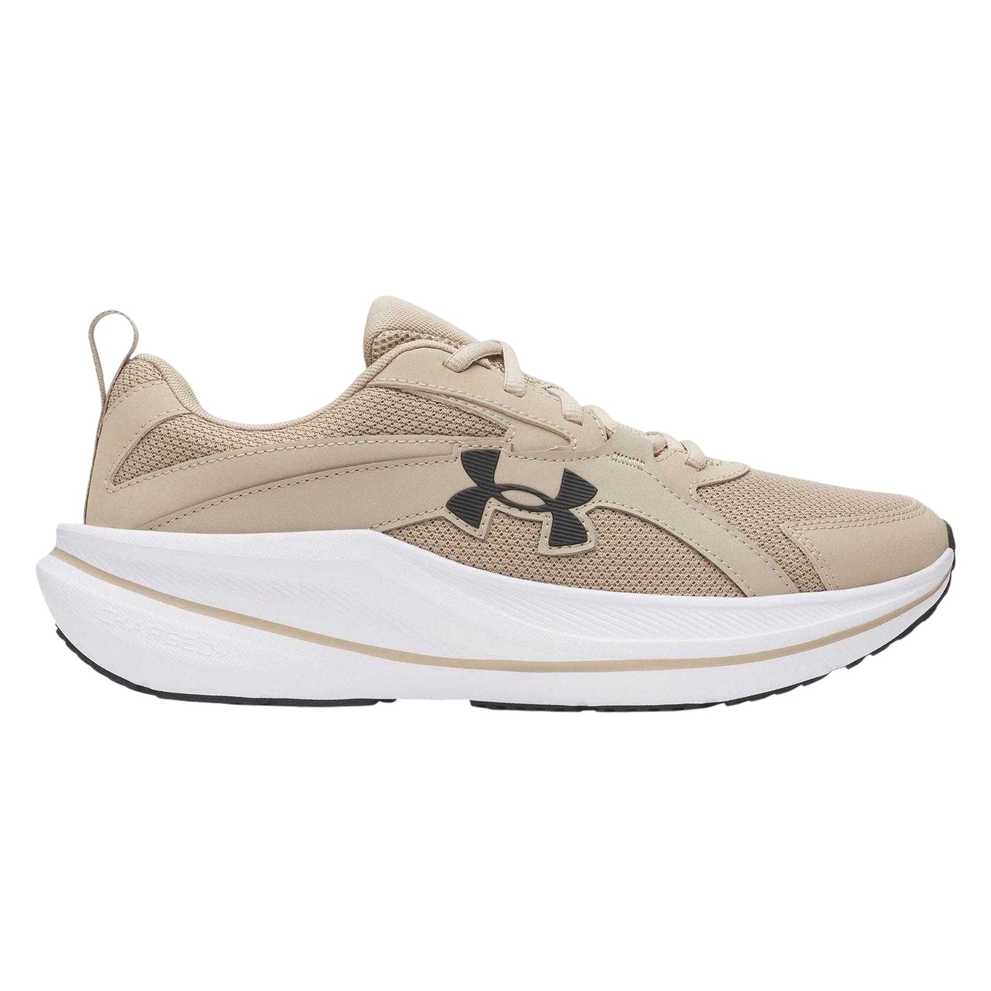 Khaki - Front - Under Armour Mens Assert 11 Trainers