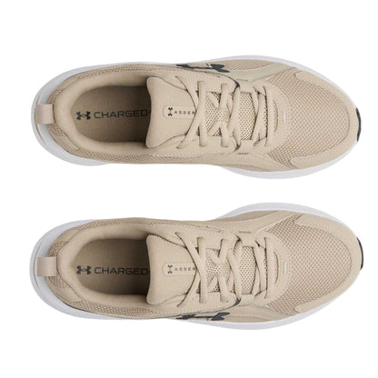 Khaki - Side - Under Armour Mens Assert 11 Trainers