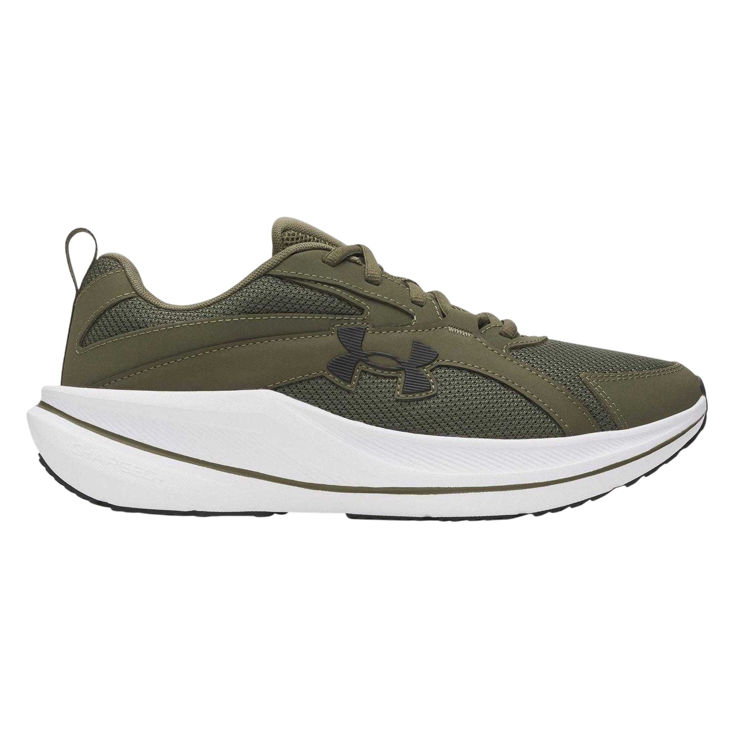 Marine-White - Front - Under Armour Mens Assert 11 Trainers