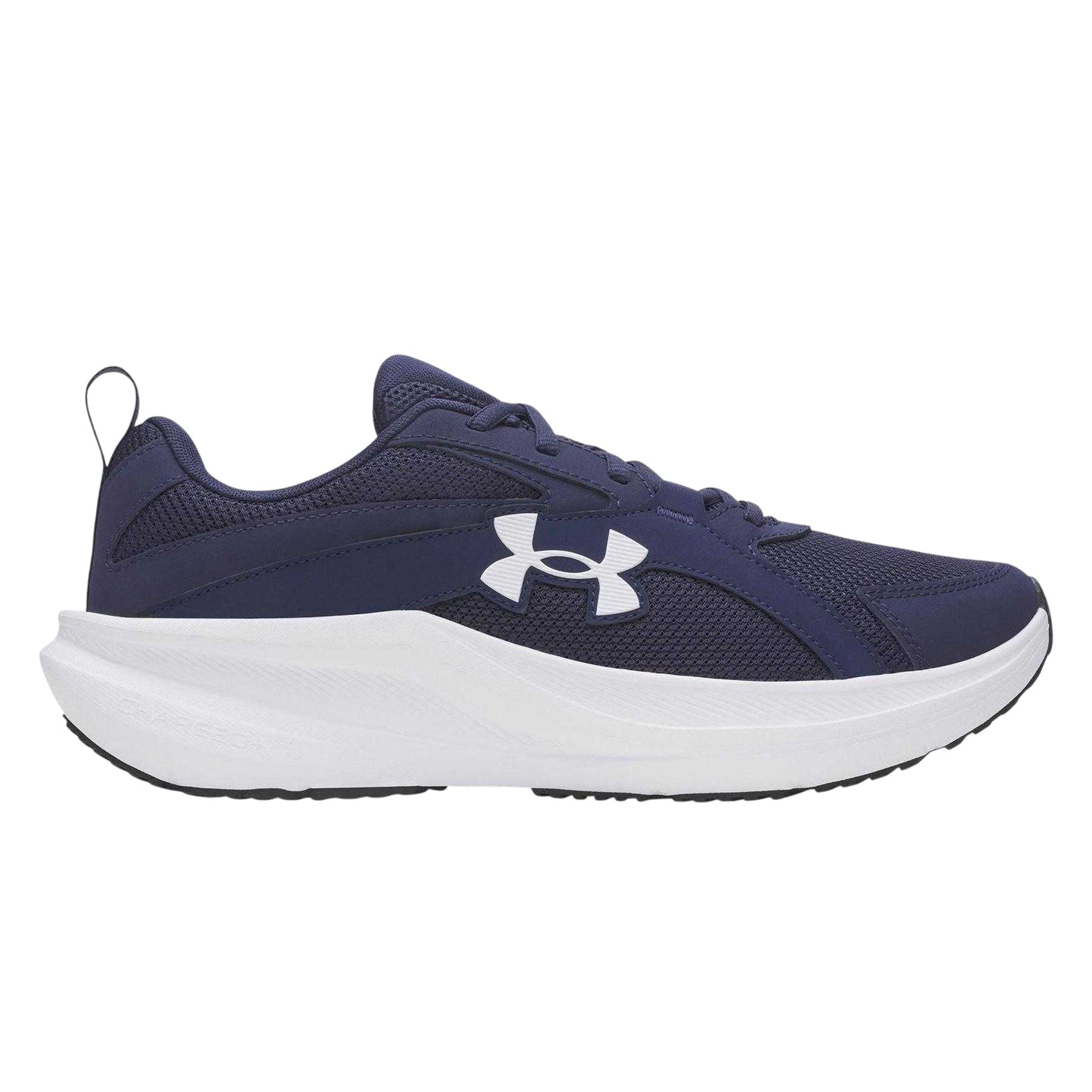 Navy-White - Front - Under Armour Mens Assert 11 Trainers