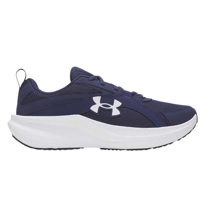 Navy-White - Front - Under Armour Mens Assert 11 Trainers