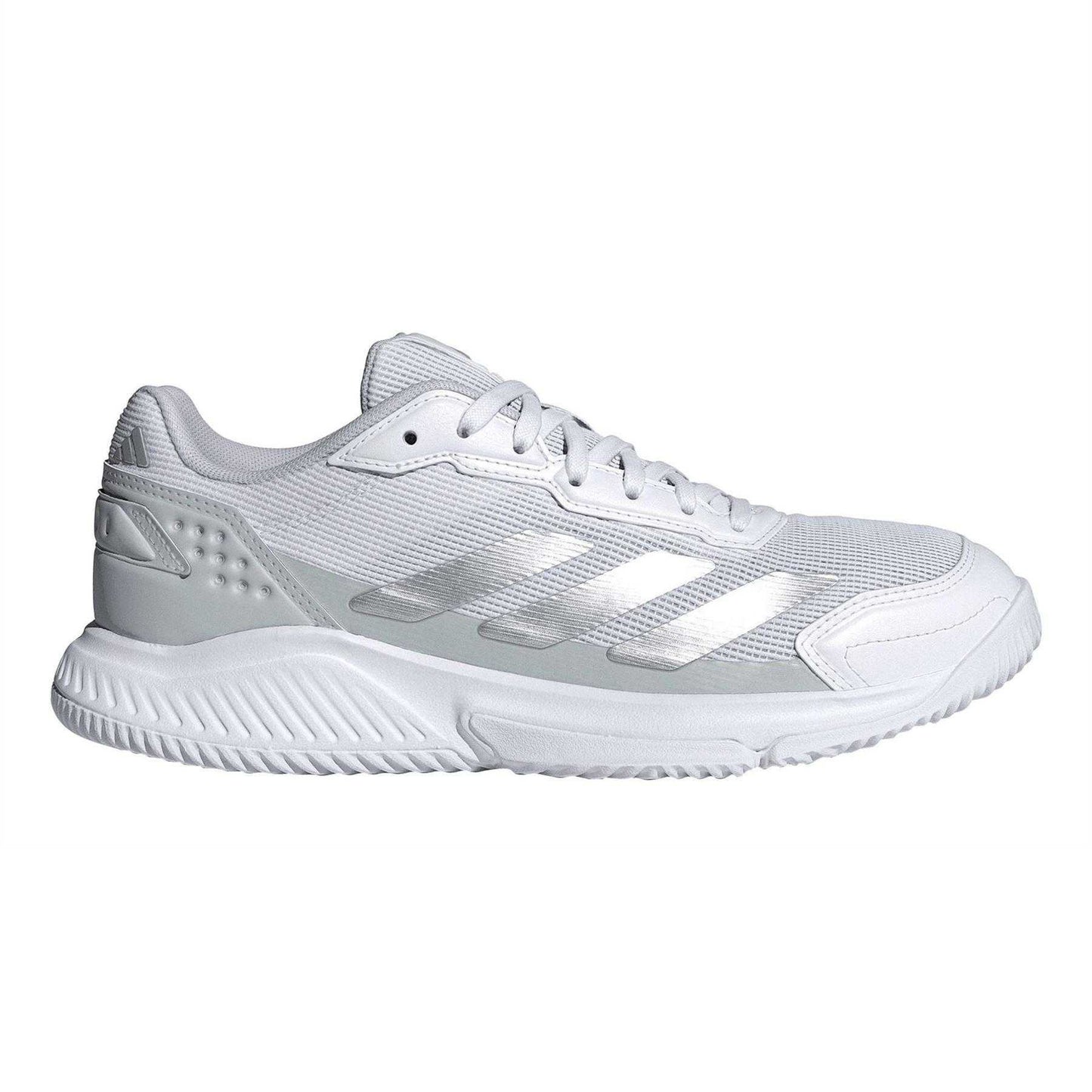 White - Lifestyle - Adidas Womens-Ladies Courtquick Cloudfoam Padel Shoes