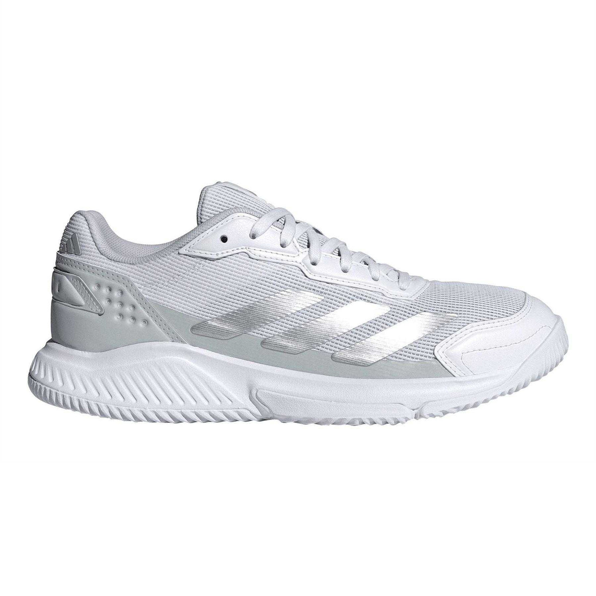 White - Lifestyle - Adidas Womens-Ladies Courtquick Cloudfoam Padel Shoes