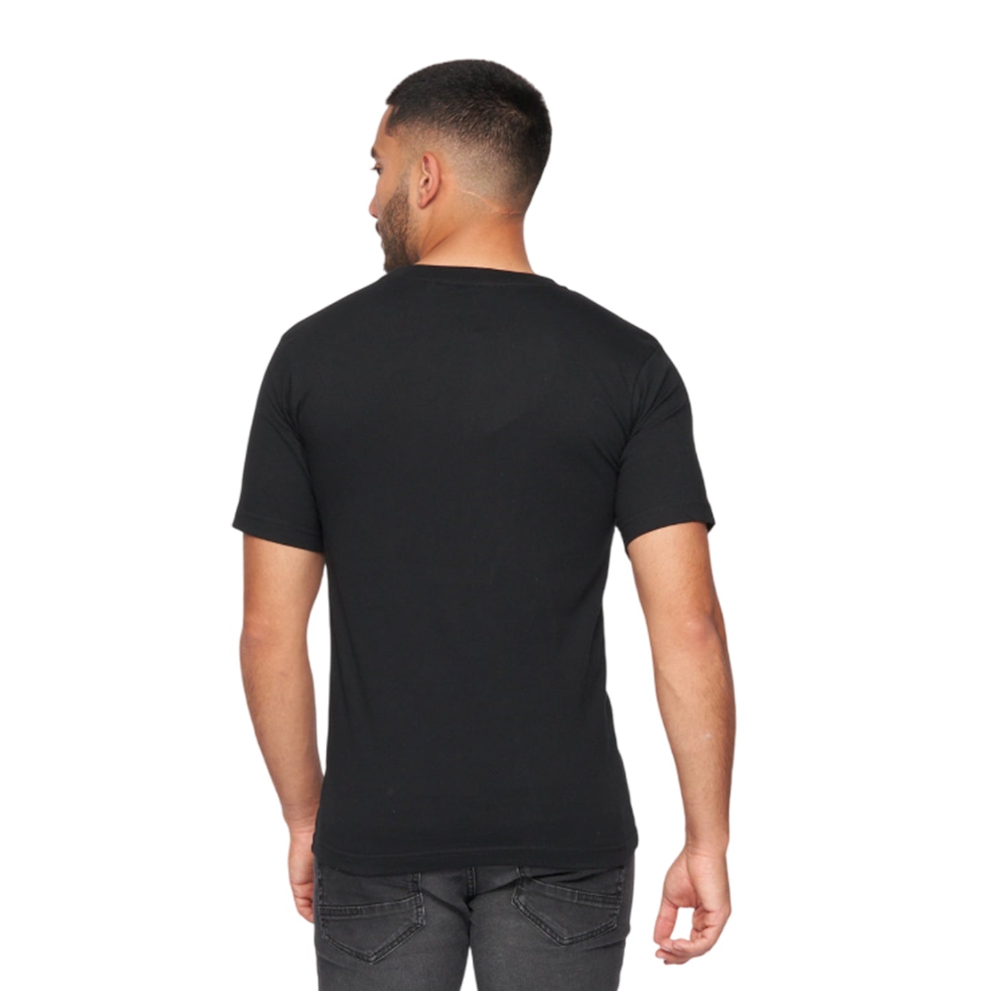 Black - Back - One True Saxon Mens Turf T-Shirt
