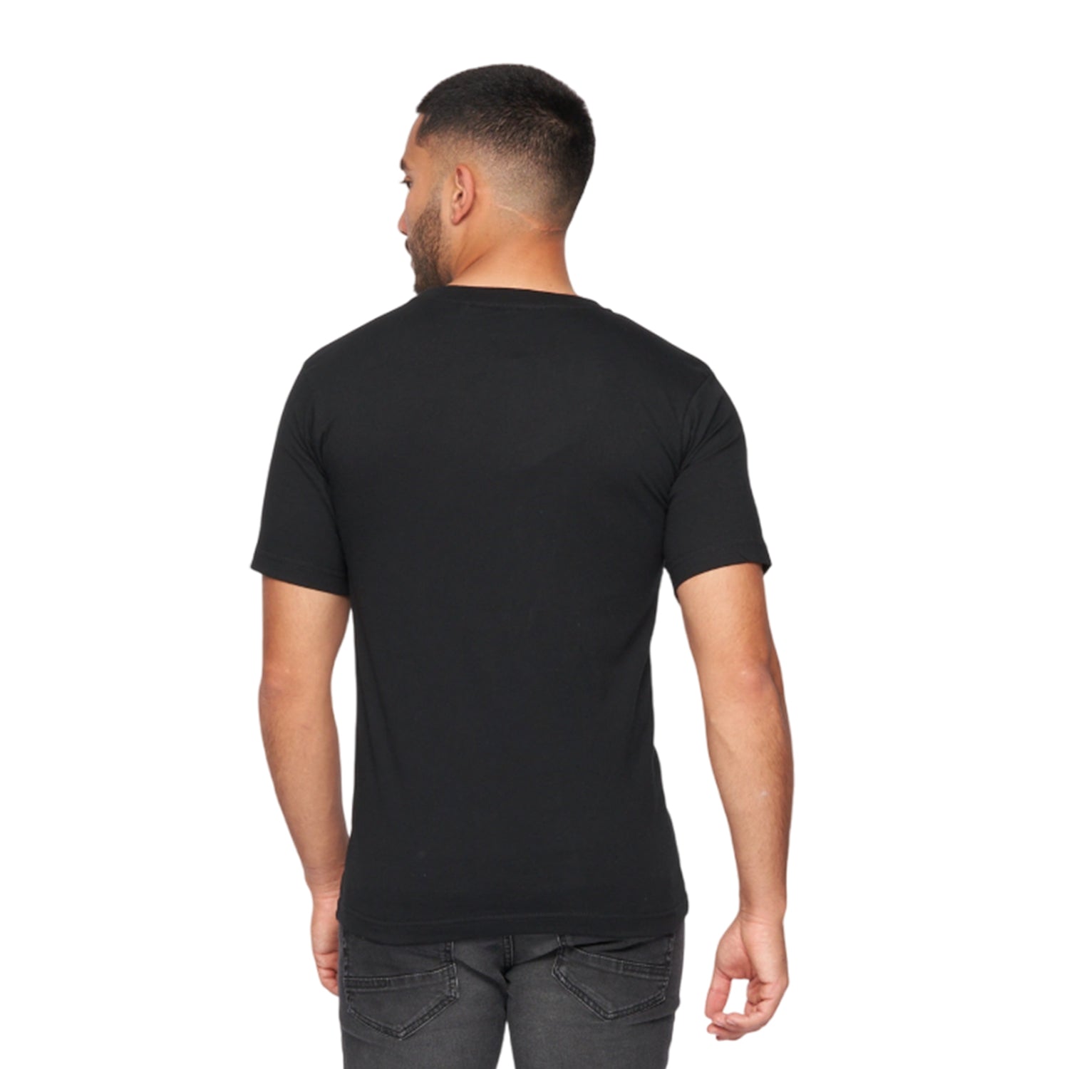 Black - Back - One True Saxon Mens Turf T-Shirt