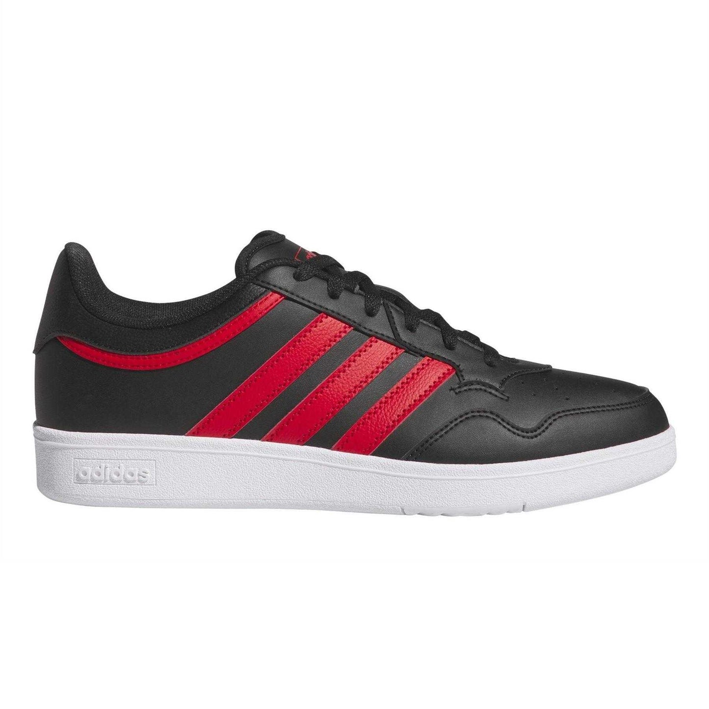 Core Black - Lifestyle - Adidas Womens-Ladies Hoops 4.0 Flat Trainers