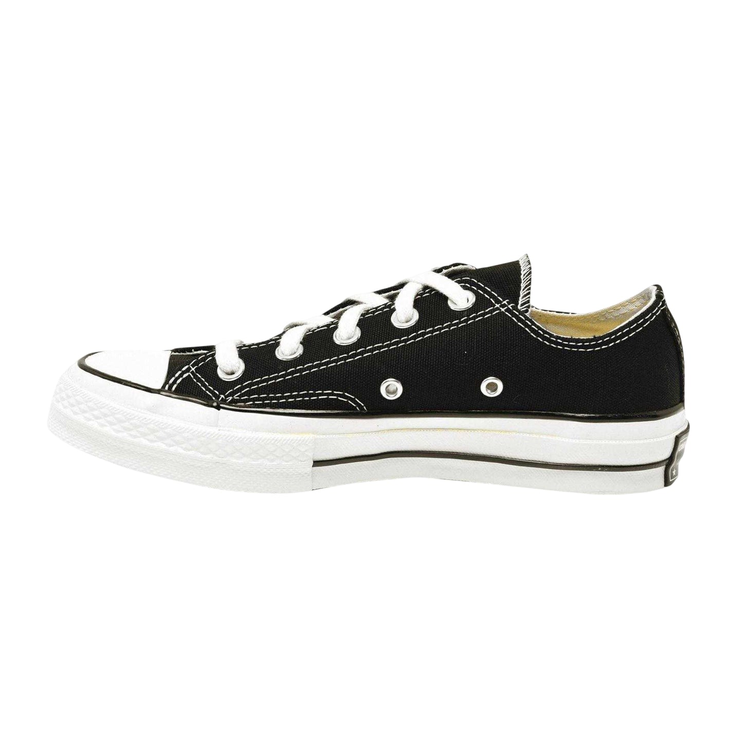 Black-Egret - Back - Converse Womens-Ladies Chuck 70 Canvas Trainers
