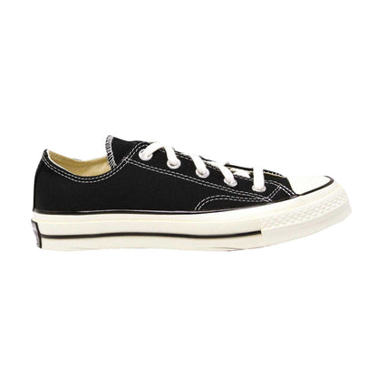 Black-Egret - Side - Converse Womens-Ladies Chuck 70 Canvas Trainers