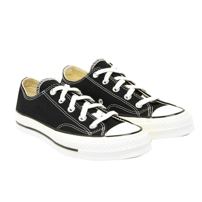 Black-Egret - Front - Converse Womens-Ladies Chuck 70 Canvas Trainers