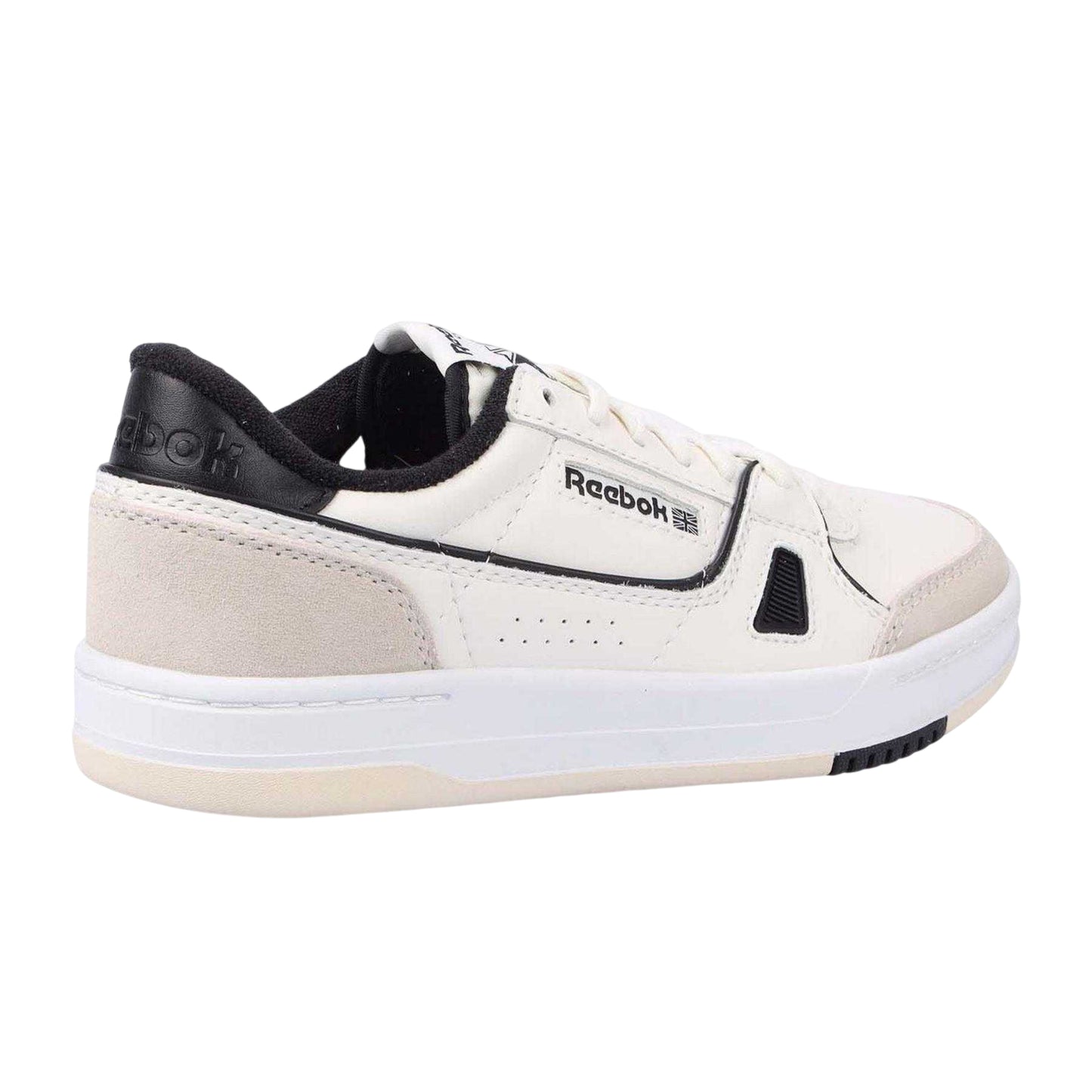 White - Back - Reebok Mens Suede Court Trainers