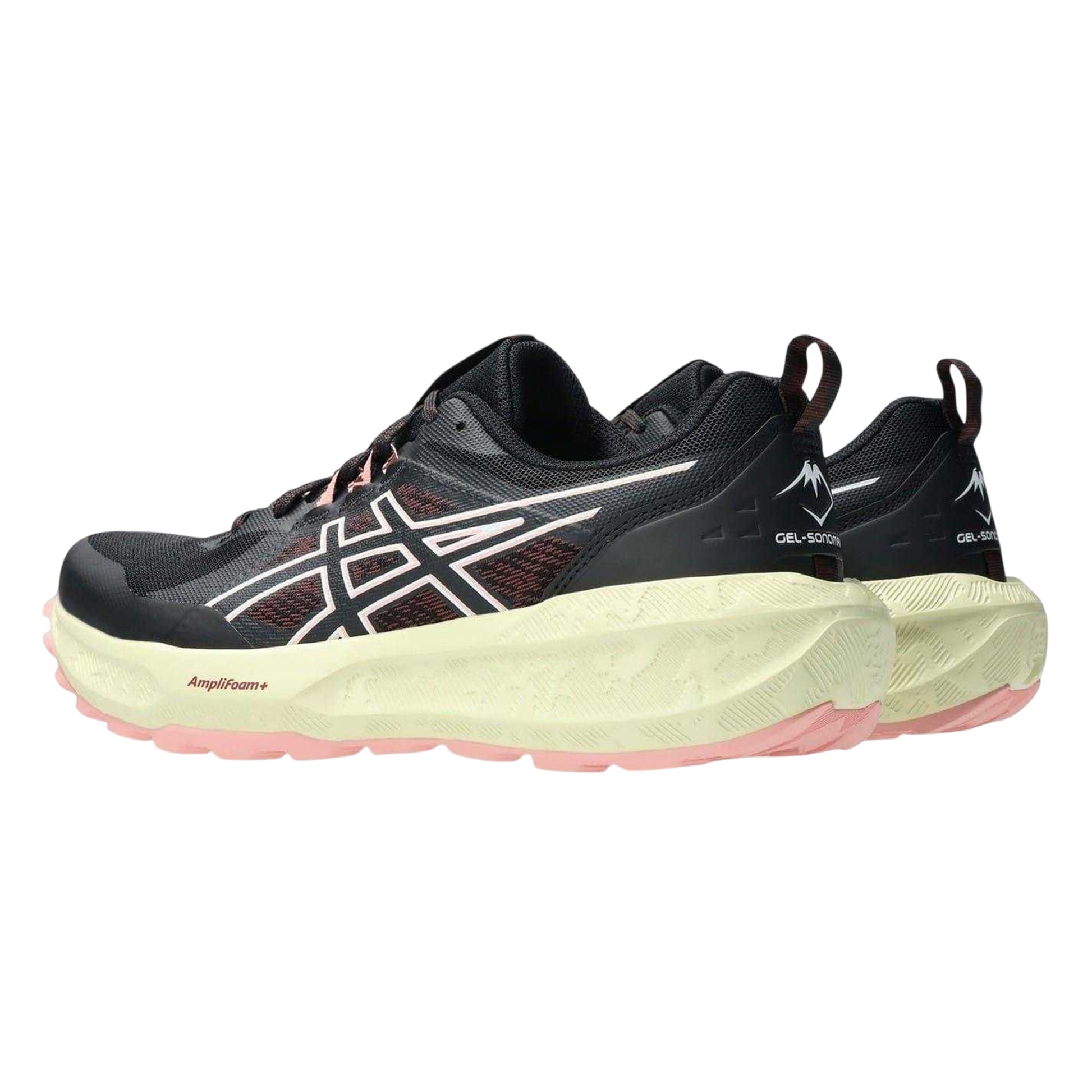 Black-White - Back - Asics Womens-Ladies Gel Sonoma 8 Running Shoes