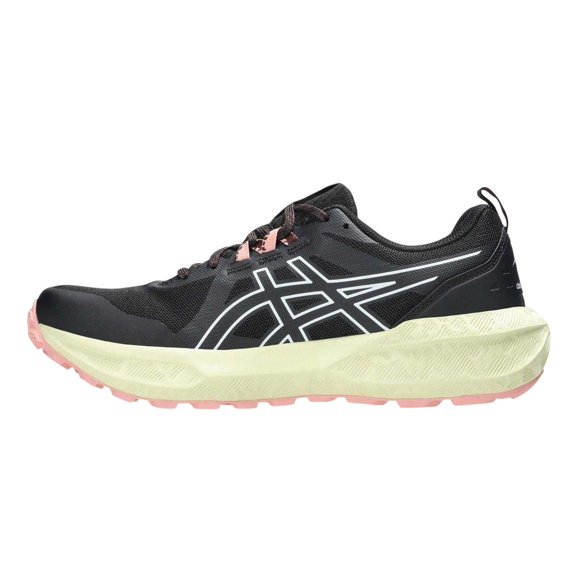 Black-White - Side - Asics Womens-Ladies Gel Sonoma 8 Running Shoes