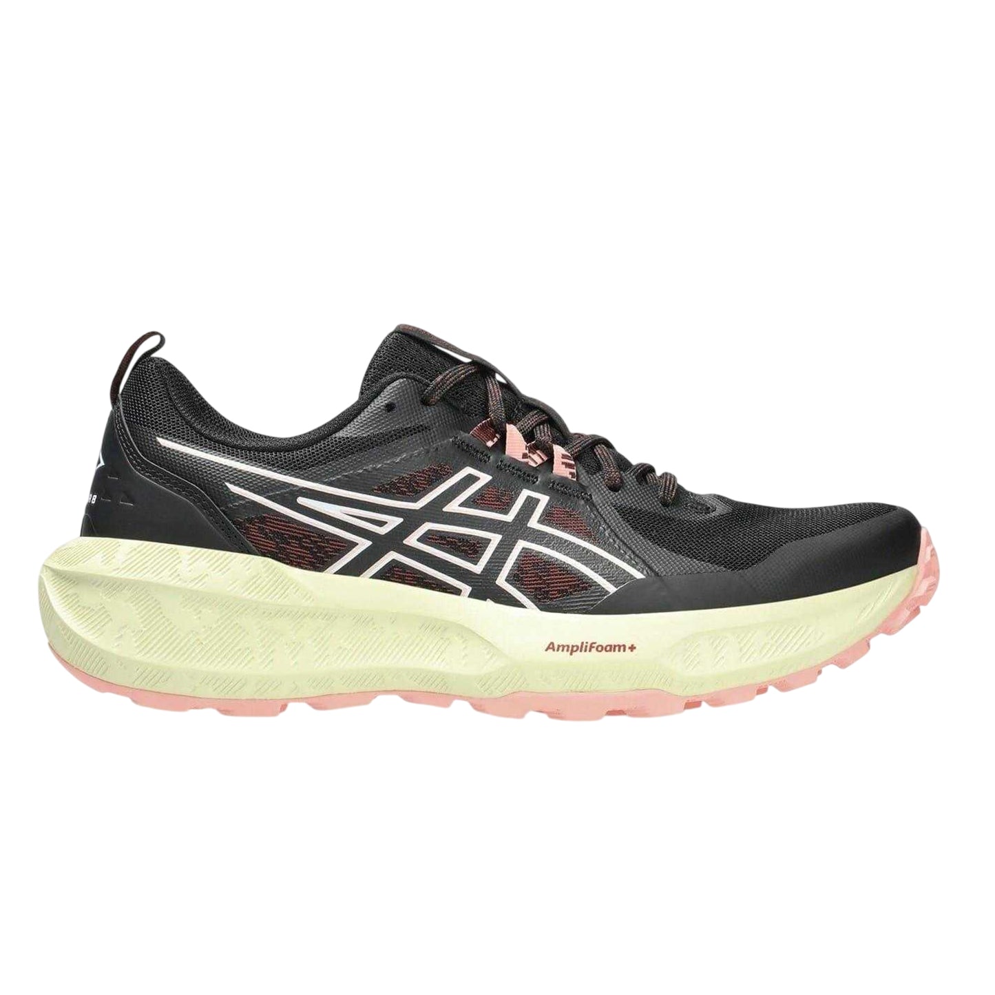 Black-White - Lifestyle - Asics Womens-Ladies Gel Sonoma 8 Running Shoes