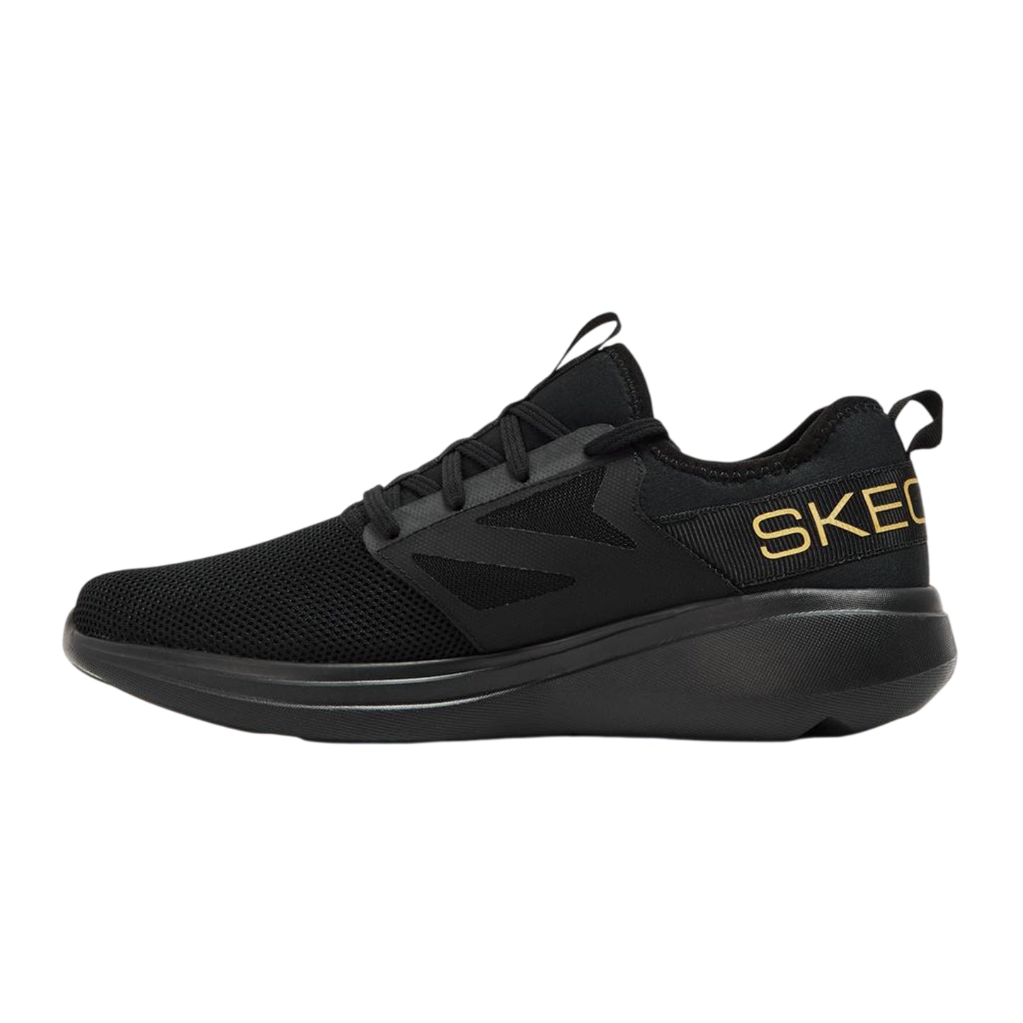 Black - Back - Skechers Womens-Ladies Go Run Fast Trainers