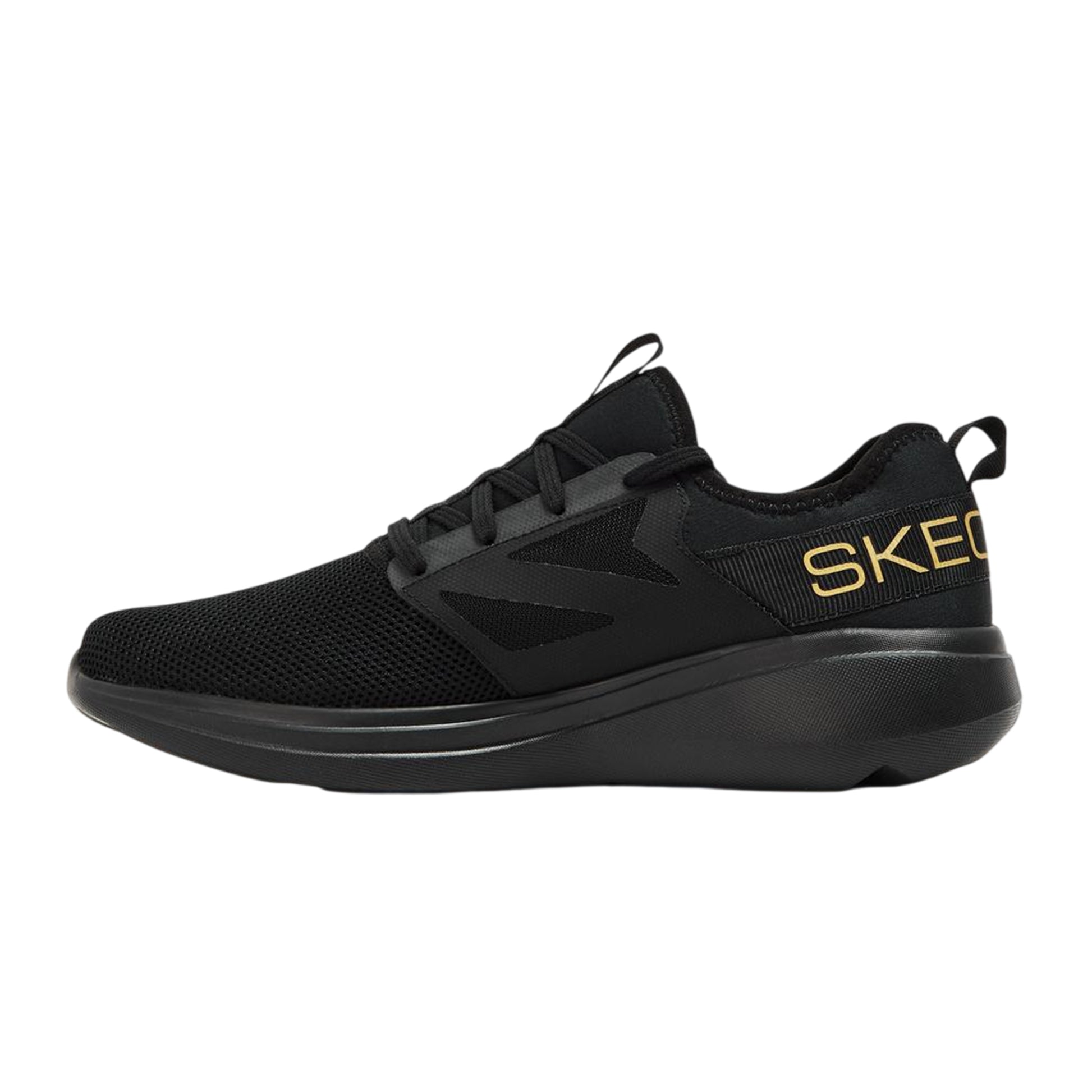 Black - Back - Skechers Womens-Ladies Go Run Fast Trainers