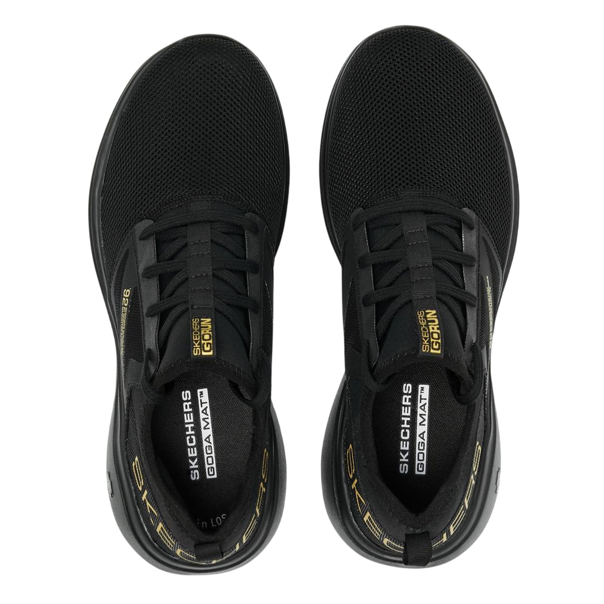 Black - Side - Skechers Womens-Ladies Go Run Fast Trainers