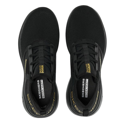 Black - Side - Skechers Womens-Ladies Go Run Fast Trainers