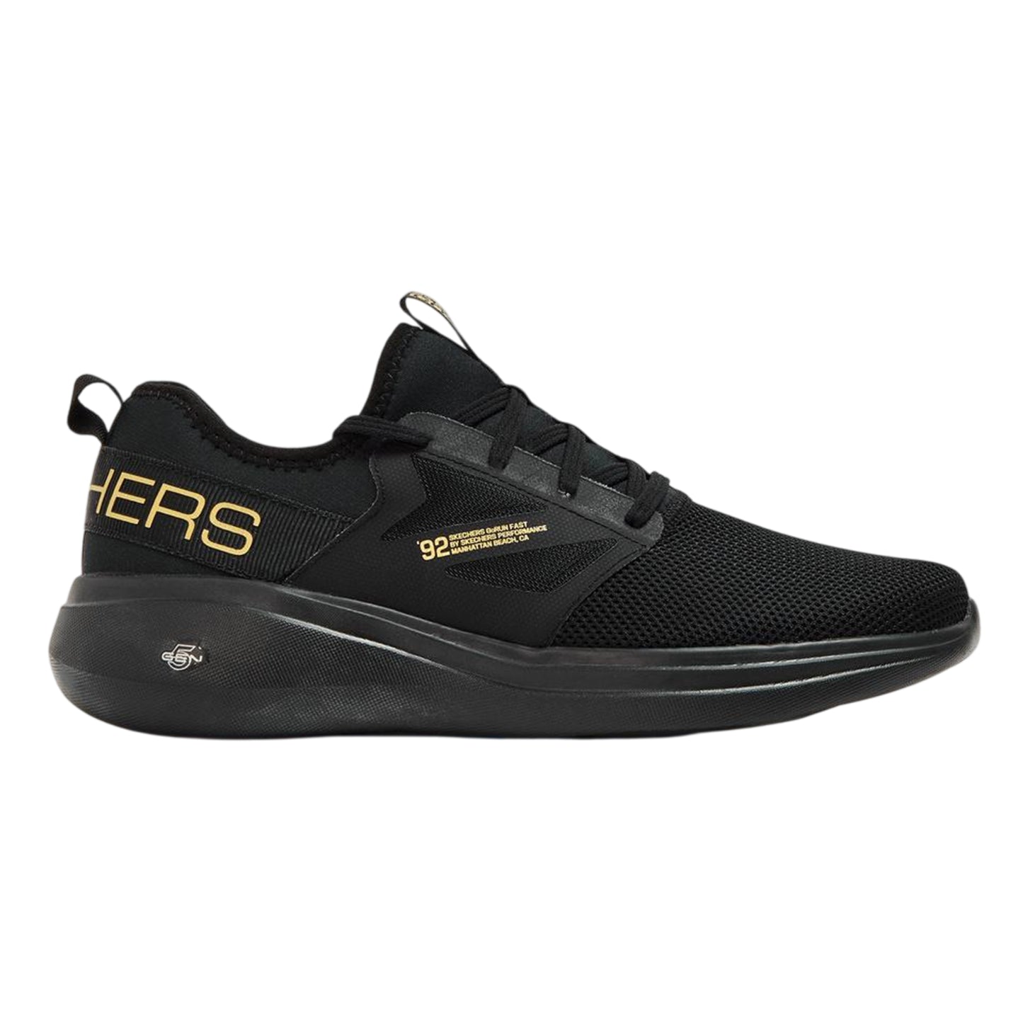 Black - Front - Skechers Womens-Ladies Go Run Fast Trainers